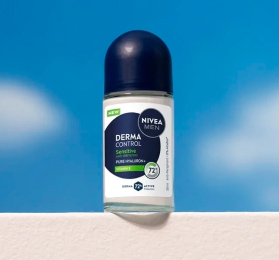 NIVEA MEN Derma Control antyperspirant w kulce dla mężczyzn Sensitive 50 ml