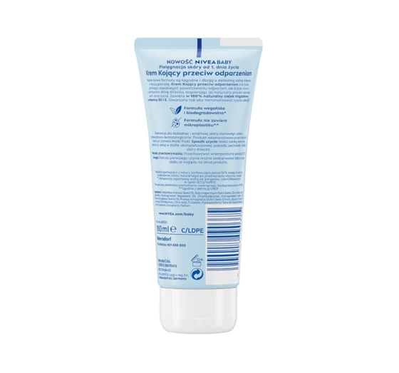 NIVEA BABY krem kojący przeciw odparzeniom dla dzieci 100 ml