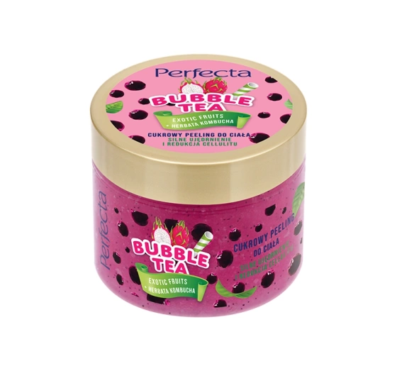 Perfecta Bubble Tea peeling do ciała Exotic Fruits herbata Kombucha 300g