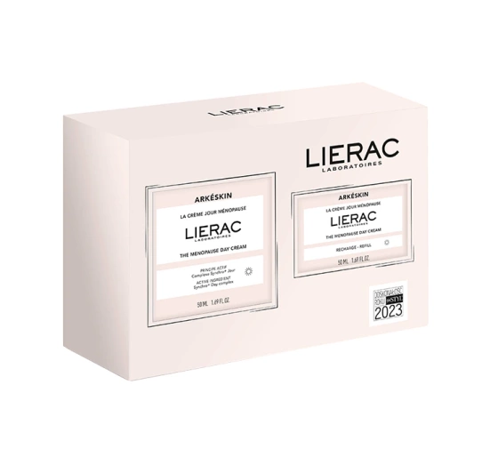 Lierac Arkeskin zestaw krem na dzień w okresie menopauzy 50 ml refill kremu 50 ml