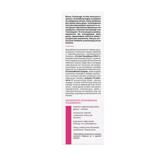 Biovax Trychologic Przesuszenie i Łamliwość serum do skóry głowy 50 ml