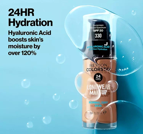 REVLON COLORSTAY PODKŁAD Z KWASEM HIALURONOWYM DO CERY SUCHEJ 240 MEDIUM BEIGE 30ML