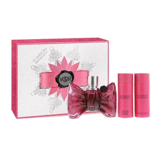 Viktor & Rolf Bonbon woda perfumowana spray 50 ml balsam do ciała 50 ml żel pod prysznic 50 ml