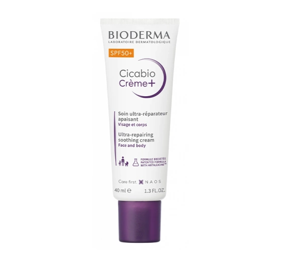 Bioderma Cicabio odbudowująco-łagodzący krem SPF50 40 ml