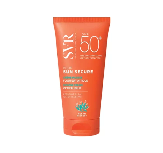 SVR Sun Secure Blur delikatny krem ochronny do twarzy SPF50 50 ml