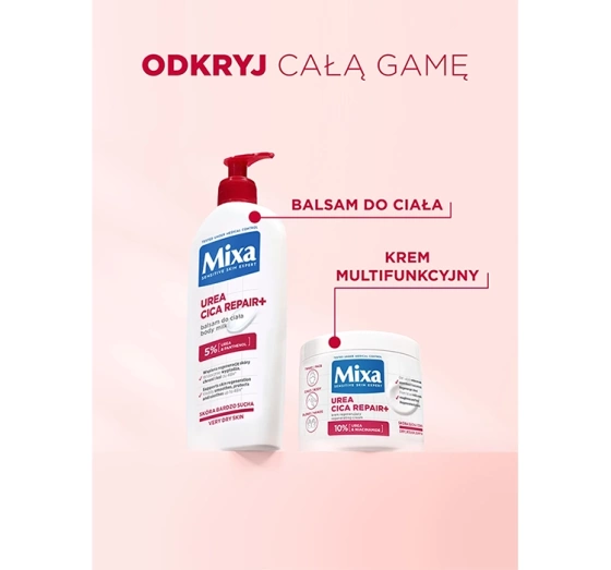 Mixa Urea Cica Repair regenerujący balsam do ciała dla skóry suchej i wrażliwej 400 ml