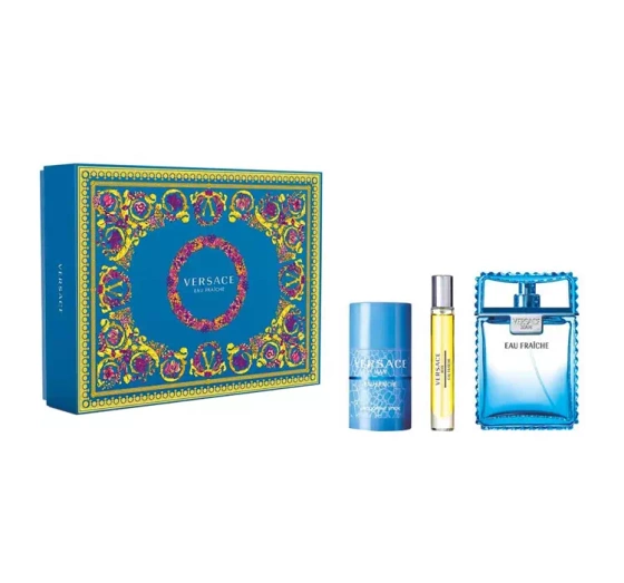Versace Eau Fraîche woda toaletowa 100 ml 10 ml dezodorant sztyft 75 ml