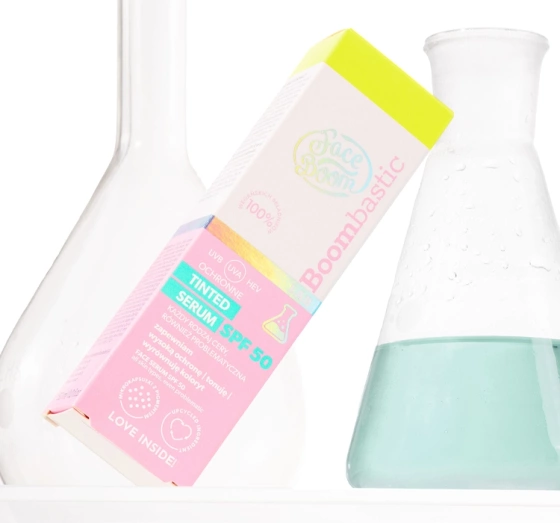 Face Boom Boombastic Lab ochronne serum do twarzy tinted SPF50 30 ml