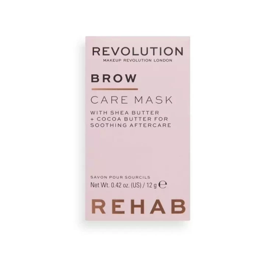 Makeup Revolution Rehab Brow Care maska do brwi 12g