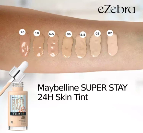 Maybelline Super Stay 24h Skin Tint podkład do twarzy rozświetlający 5.5 30 ml