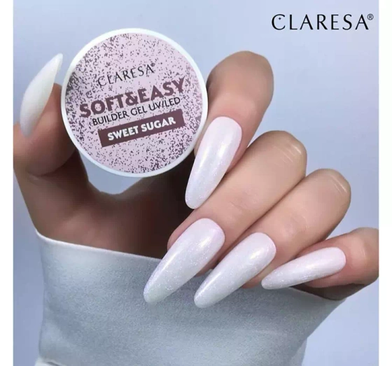Claresa Soft & Easy żel budujący Sweet Sugar 12 g