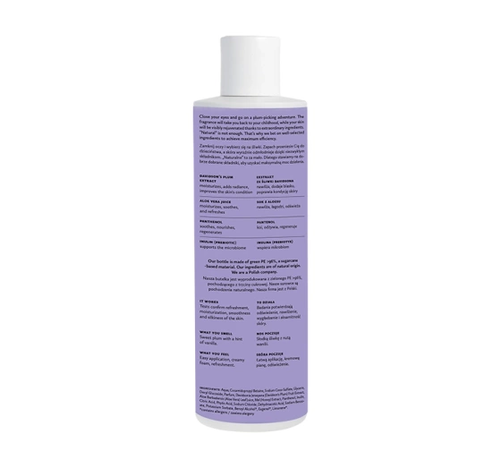 Hagi Na Śliwki naturalny żel do mycia ciała łagodzący 300 ml