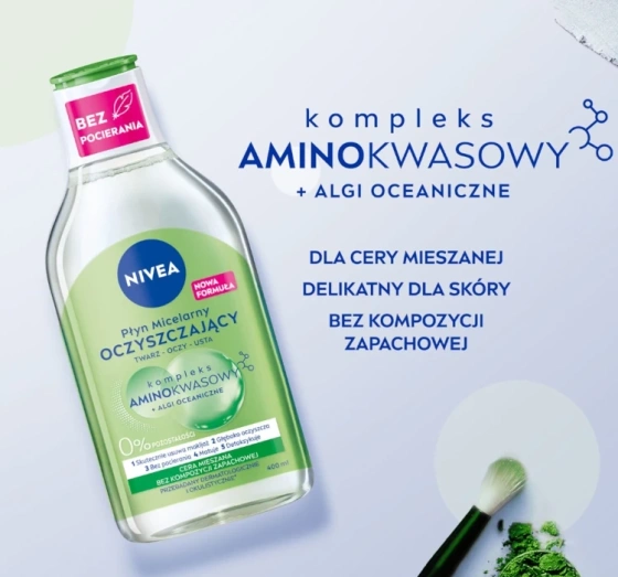 NIVEA oczyszczający płyn micelarny do twarzy 400 ml