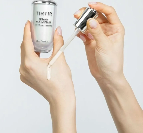TIRTIR Ceramic Milk Ampoule silnie nawilżająca ampułka do twarzy 40ml