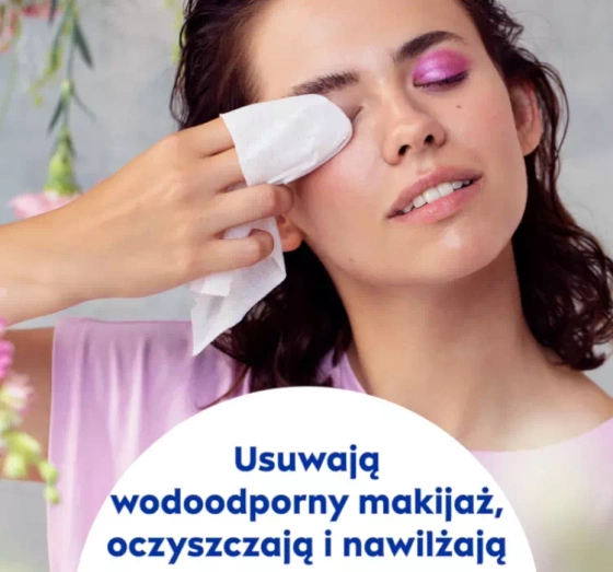 NIVEA biodegradowalne chusteczki do demakijażu cera sucha 25 sztuk