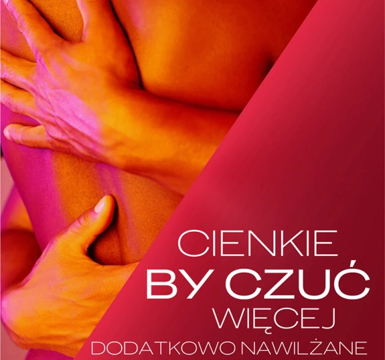 Durex Feel Thin Extra Lubricated cienkie prezerwatywy nawilżane 3 szt