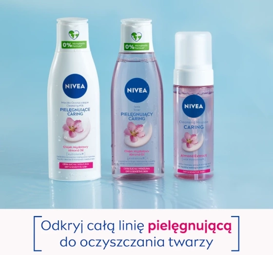 NIVEA Caring pielęgnująca pianka do oczyszczania twarzy 150 ml