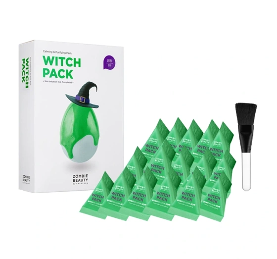 SKIN1004 Zombie Beauty Witch Pack zestaw maseczek oczyszczających 16x4g pędzelek