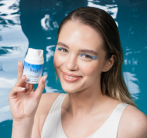 Hagi Aqua Zone naturalny drobnoziarnisty peeling do twarzy 50 ml