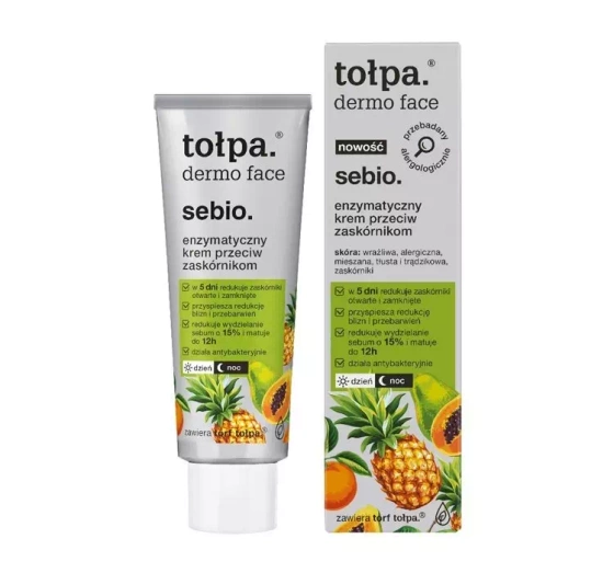 Tołpa Enzyme enzymatyczny krem przeciw zaskórnikom 40ml