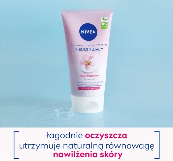 NIVEA żel krem do twarzy do mycia twarzy cera sucha wrażliwa 150 ml