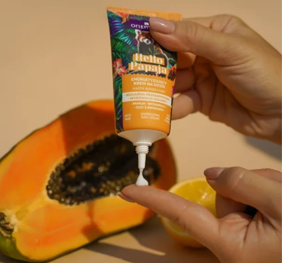Orientana Hello Papaja energetyzujący krem do twarzy na dzień 40ml