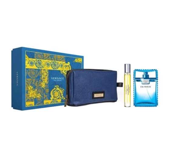 Versace Man Eau Fraîche woda toaletowa spray 100 ml 10 ml kosmetyczka