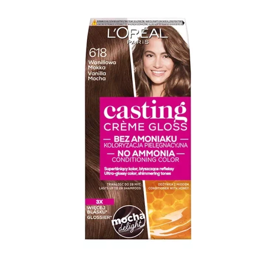 L'Oréal Paris Casting Créme Gloss farba do włosów 618 Waniliowa mokka