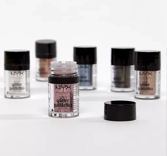 NYX Professional Makeup Glitter Brillants brokat do twarzy i ciała 10 Silver 2,5 g