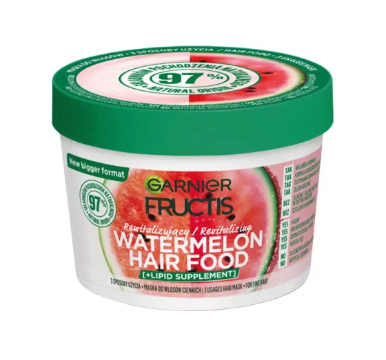 Garnier Fructis Hair Food Watermelon rewitalizująca maska do włosów cienkich 400 ml