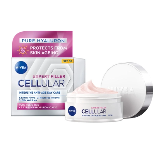 NIVEA Cellular Expert Filler krem do twarzy anti-age na dzień SPF30 50 ml