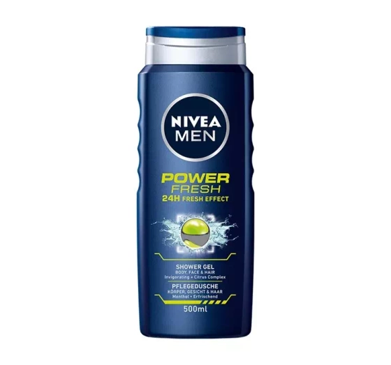NIVEA MEN Power Fresh żel pod prysznic 3w1 dla mężczyzn 500 ml