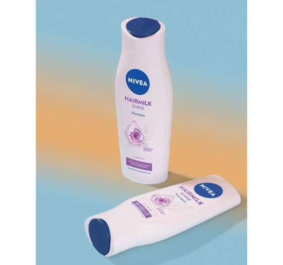 NIVEA Hairmilk Shine szampon do włosów dla naturalnego połysku 400 ml