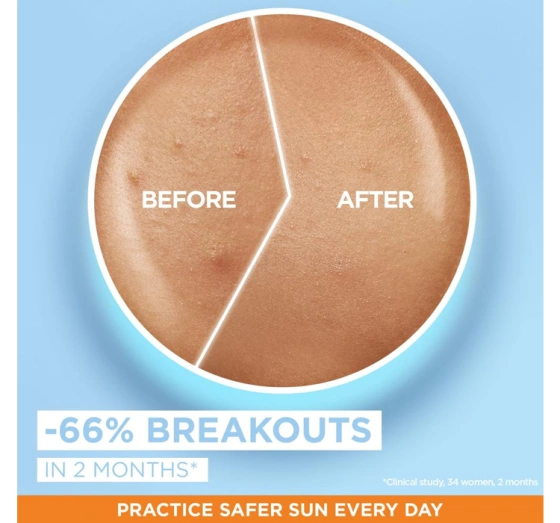 Garnier Ambre Solaire Super UV Niacinamide fluid przeciw niedoskonałościom SPF50 40 ml
