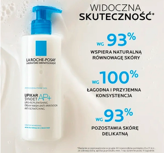 La Roche-Posay Lipikar Syndet AP krem myjący do kąpieli 400 ml