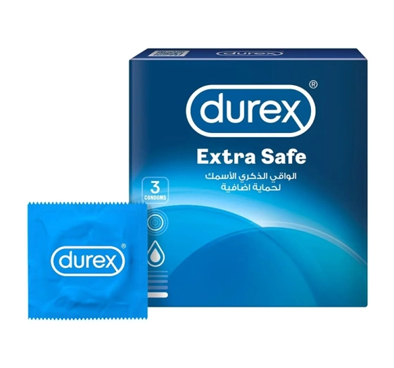 Durex Classic Extra Safe prezerwatywy wzmocnione 3 szt