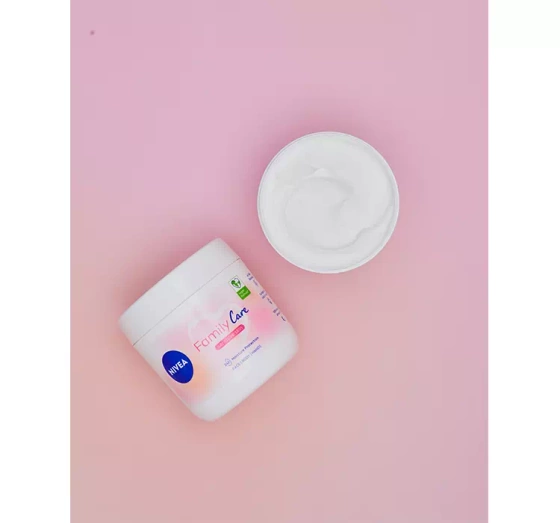 NIVEA Family Care lekki nawilżający krem do ciała, twarzy i dłoni 450 ml