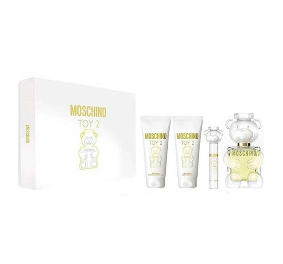 Moschino Toy 2 woda perfumowana spray 100 ml 10 ml balsam do ciała 100 ml żel pod prysznic 100 ml