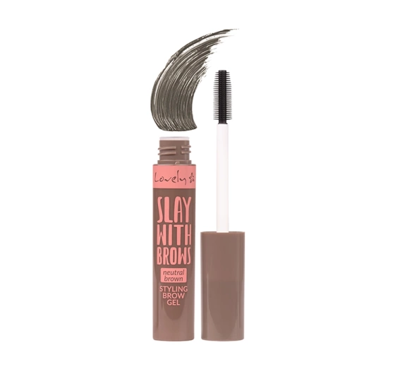 Lovely Slay With Brows utrwalający i koloryzujący żel do brwi 01 Neutral Brown