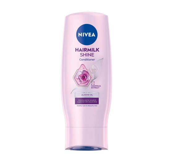 NIVEA Hairmilk Shine odżywka do włosów dla naturalnego połysku 200 ml