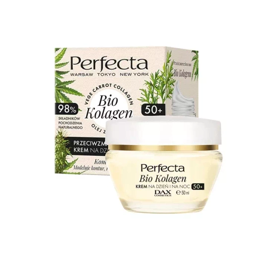Perfecta Bio Kolagen przeciwzmarszczkowy krem na dzień i na noc 50 50ml