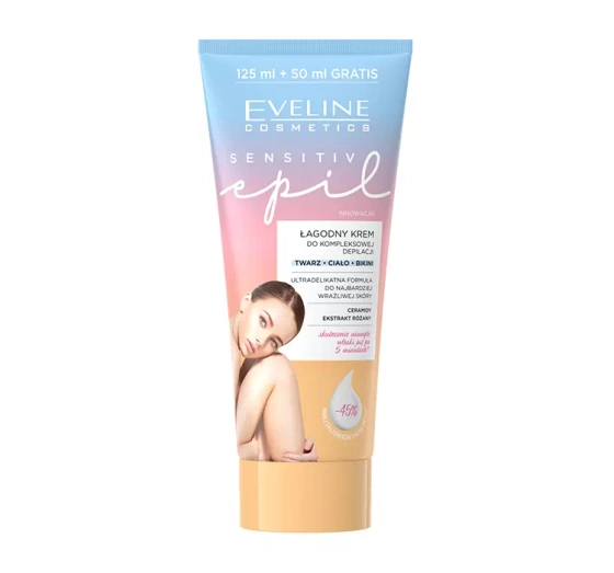 Eveline Cosmetics Sensitiv Epil łagodny krem do depilacji do skóry wrażliwej 175 ml