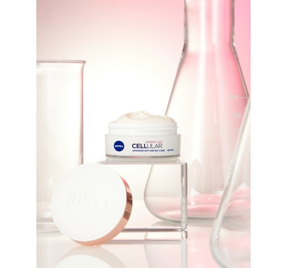 NIVEA Cellular Expert Lift zestaw kosmetyków do pielęgnacji twarzy serum 30 ml krem do twarzy na dzień 30 ml