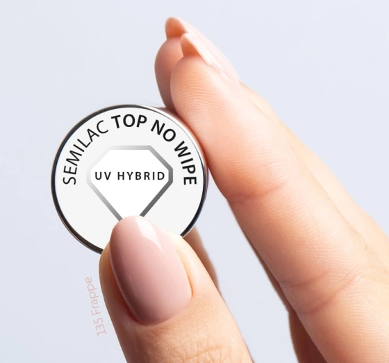Semilac Top No Wipe top hybrydowy bez przemywania 7 ml