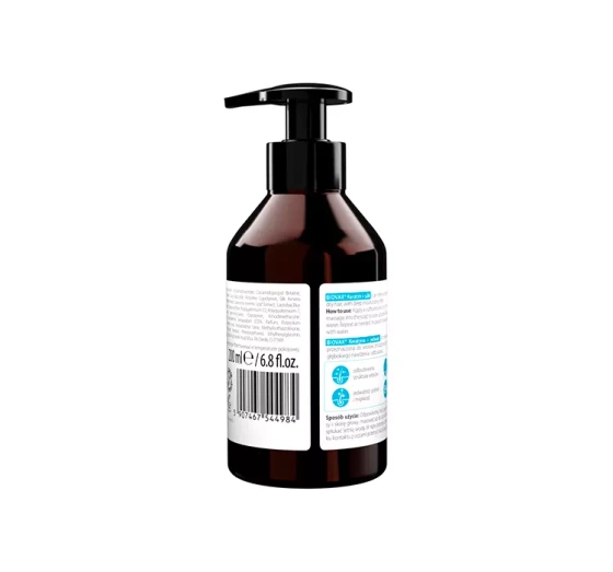 Biovax Keratyna Jedwab intensywnie regenerujący szampon do włosów 200 ml