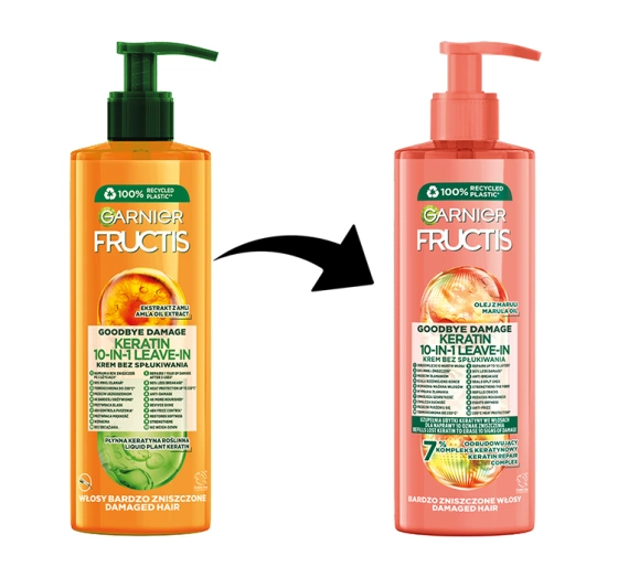 Garnier Fructis Goodbye Damage krem bez spłukiwania 10w1 400 ml