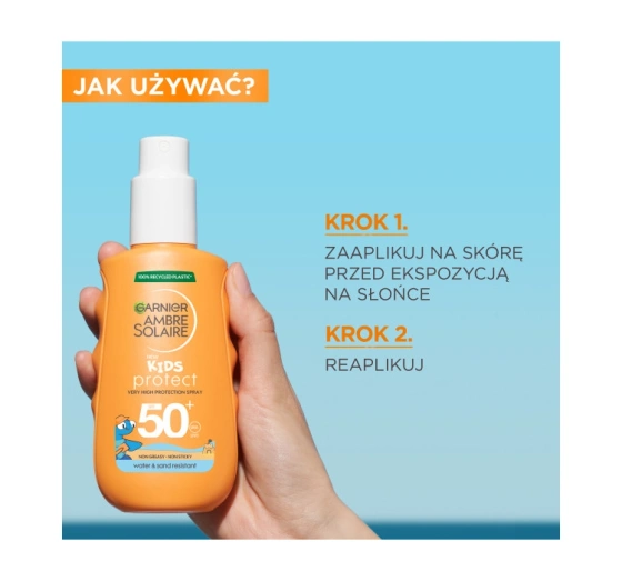 Garnier Ambre Solaire Kids ochronny spray dla dzieci SPF50 150 ml